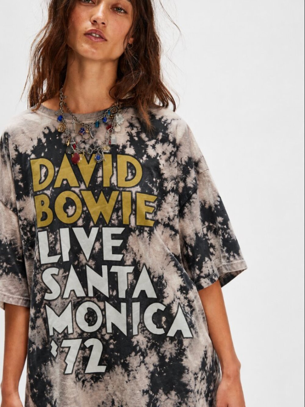 DAVID BOWIE TIE DYE BAND TEE